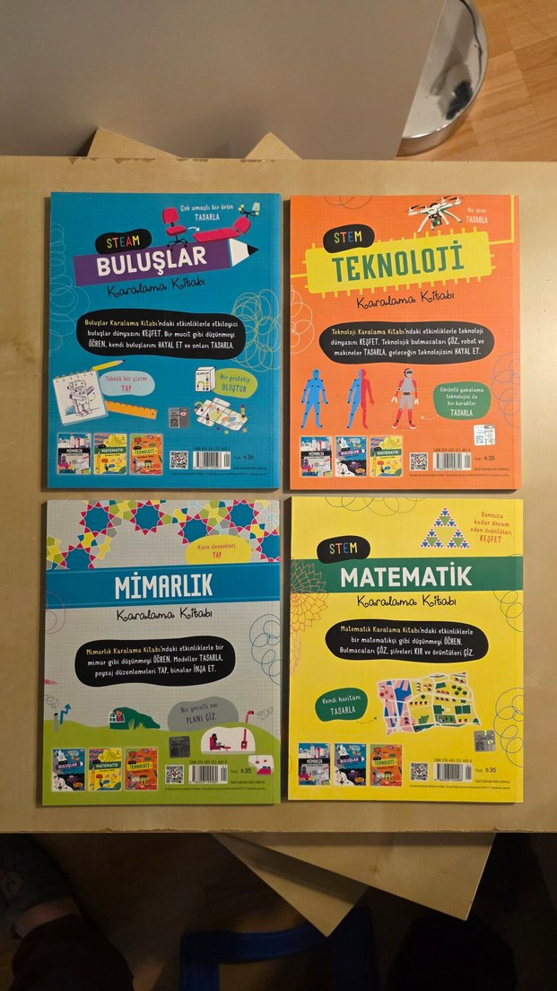 Karalama Kitapları Buluşlar Teknoloji Mimarlık Matematik - Görsel 2
