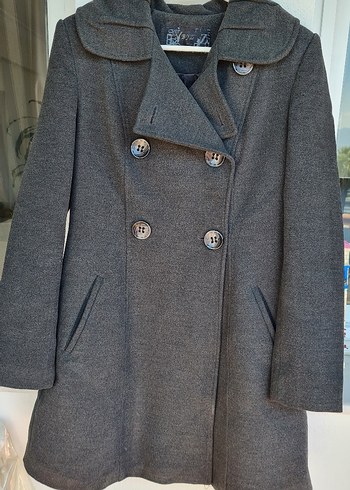 Bayan Kaşe Kaban 36 Beden - Görsel 6