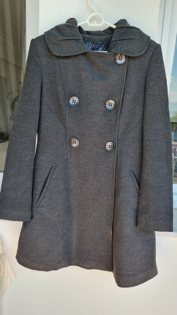 Bayan Kaşe Kaban 36 Beden - Görsel 4