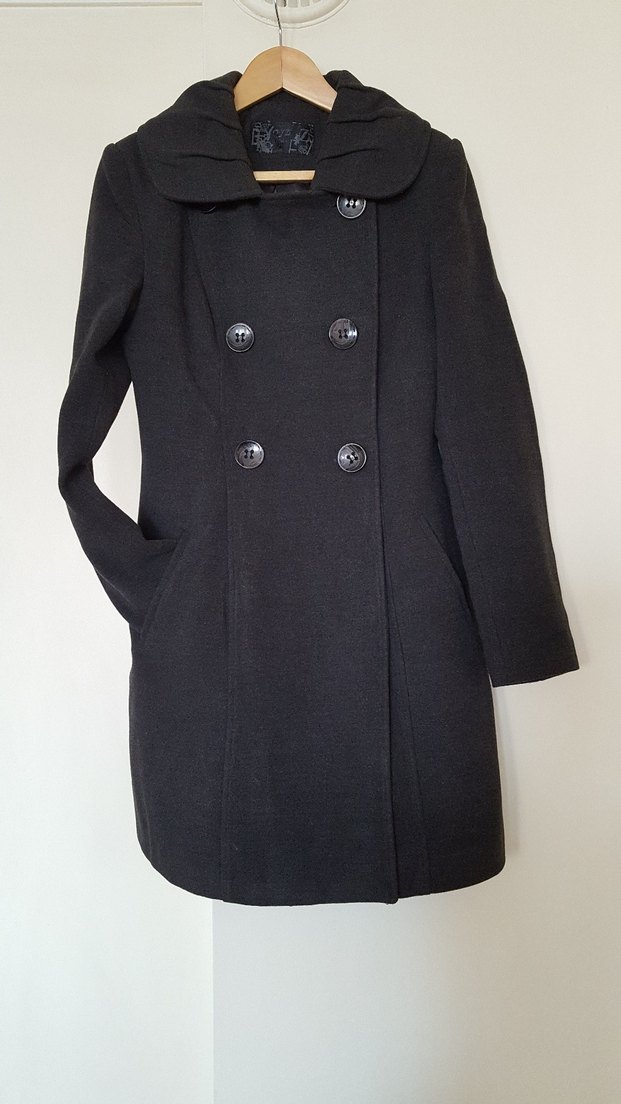 Bayan Kaşe Kaban 36 Beden - Görsel 5