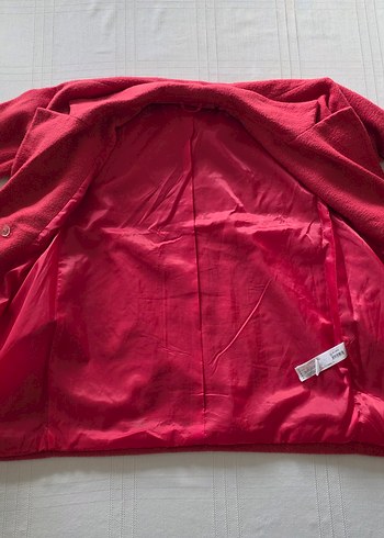 Kırmızı Blazer Kaban - Görsel 6