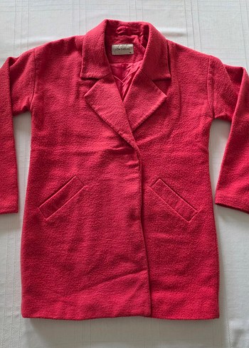 Kırmızı Blazer Kaban - Görsel 7