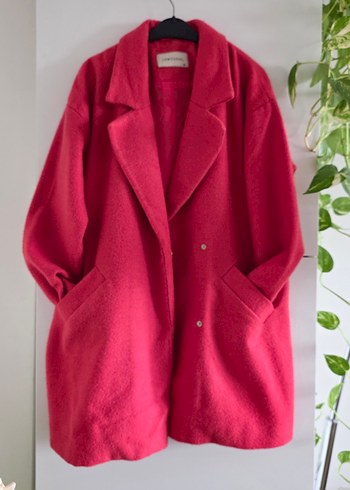 Kırmızı Blazer Kaban - Görsel 2