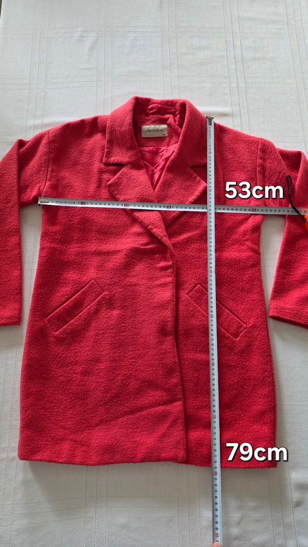 Kırmızı Blazer Kaban - Görsel 5