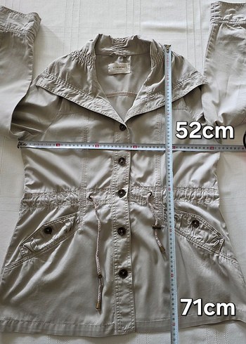 Baharlık Trençkot Ceket - Görsel 8