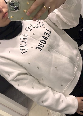 Miu miu taşlı sweat - Görsel 2