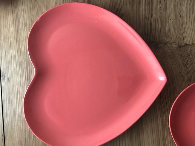  Beden pembe Renk Kalpli servis tabağı