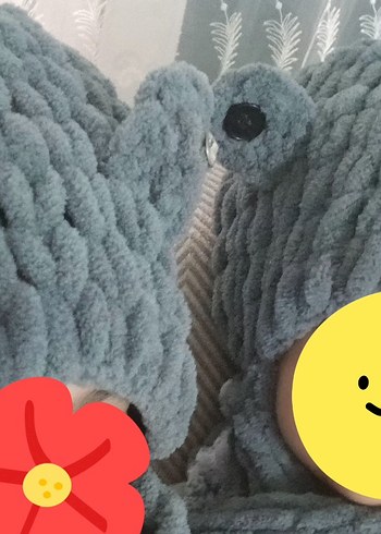 Gri Atkılı Bere balaklava - Görsel 4