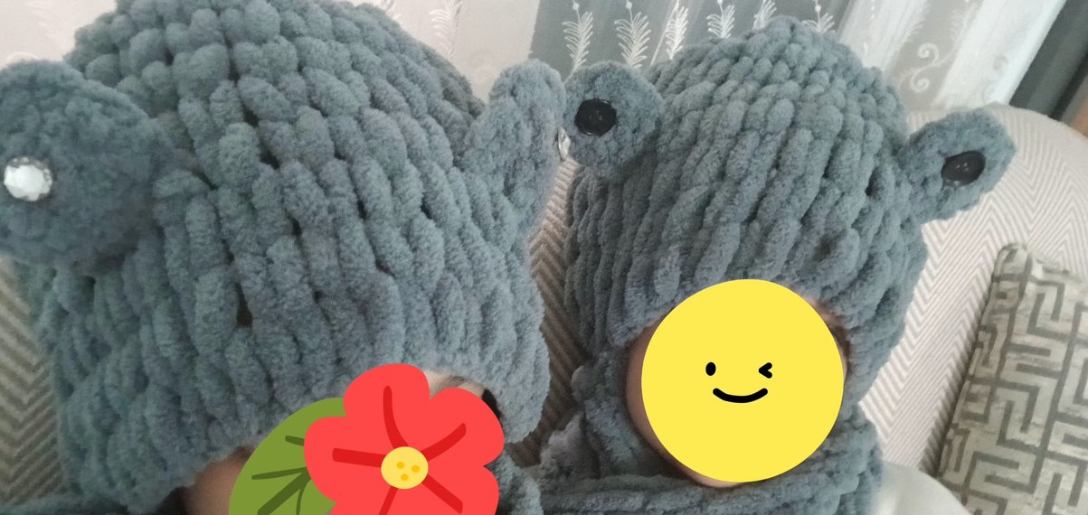 Gri Atkılı Bere balaklava - Görsel 4