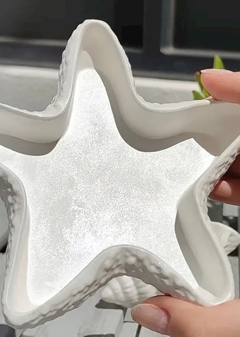 Beyaz Yıldız Şekilli Aksesuar - Görsel 2