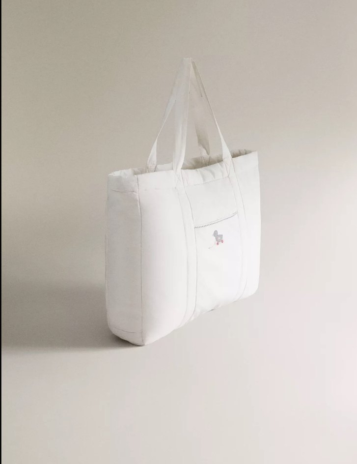 Ördek Nakışlı  Bebek Çantası - Görsel 3