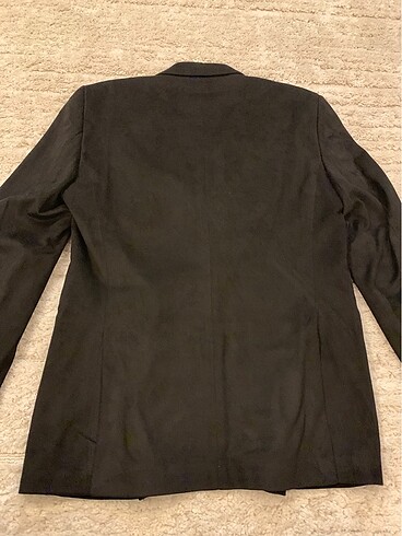 m Beden siyah Renk Zara man süet blazer ceket