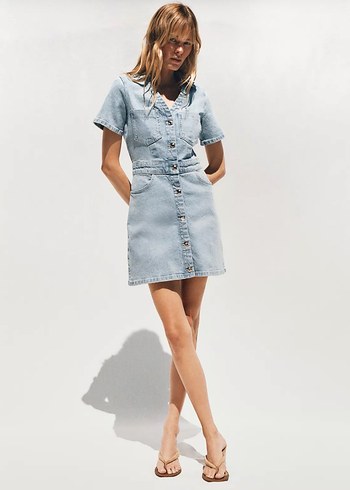 Zara denim elbise