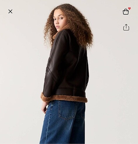 Pull and Bear Suni deri mont