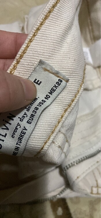 Krem kot pantalon