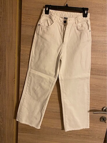 Lcw 13-14 kız çocuk bol paça kot pantolon