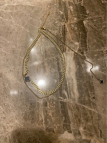 Van Cleef & Arpels Van cleef çelik kolye ve bileklik