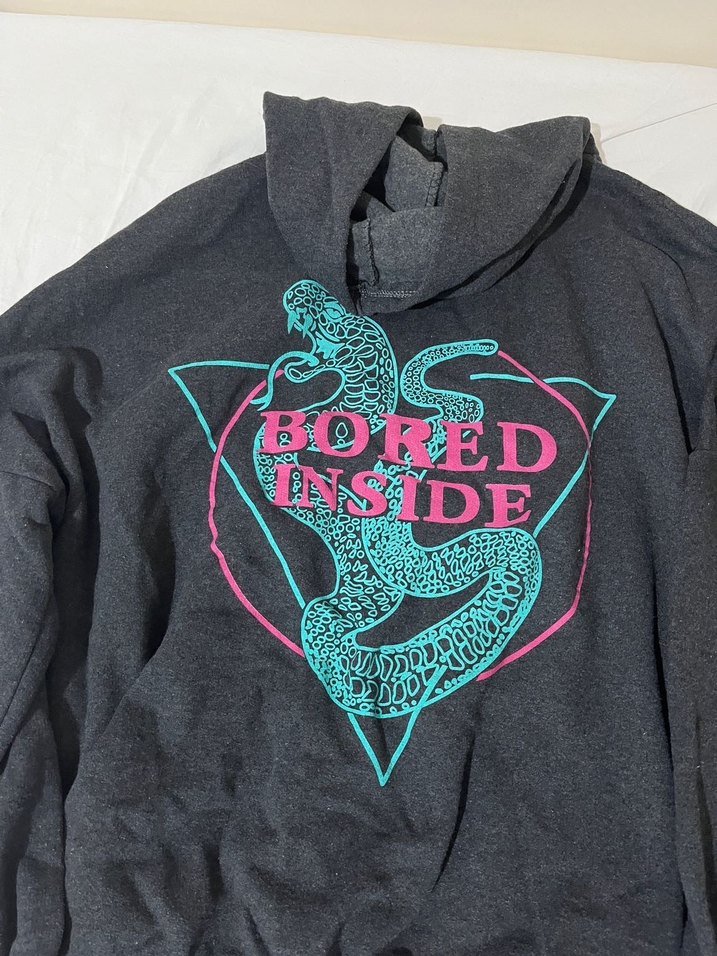 Fermuarlı Kapüşonlu Kadın Gri Sweatshirt - Görsel 3