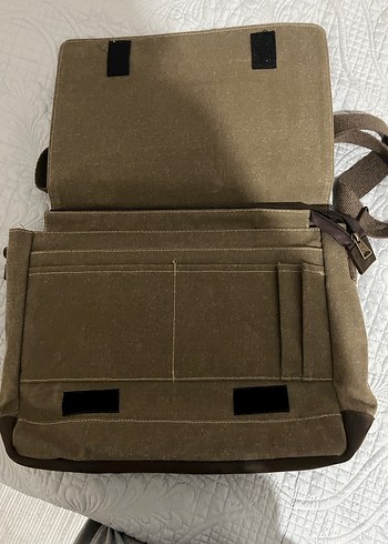 Haki Leptop Çantası - Görsel 3