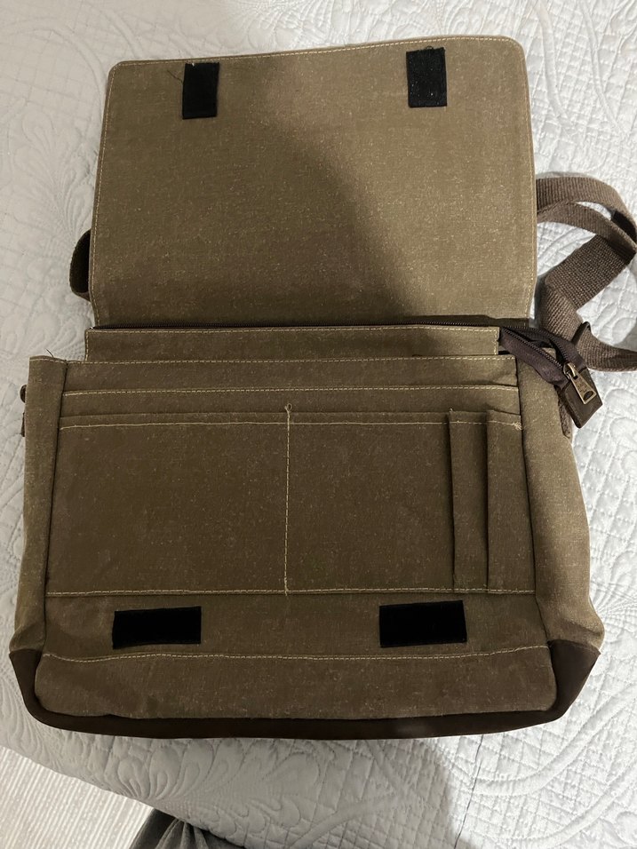Haki Leptop Çantası - Görsel 3