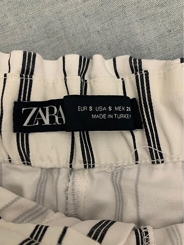 s Beden ZARA Çizgili Şort (teklife açığım)