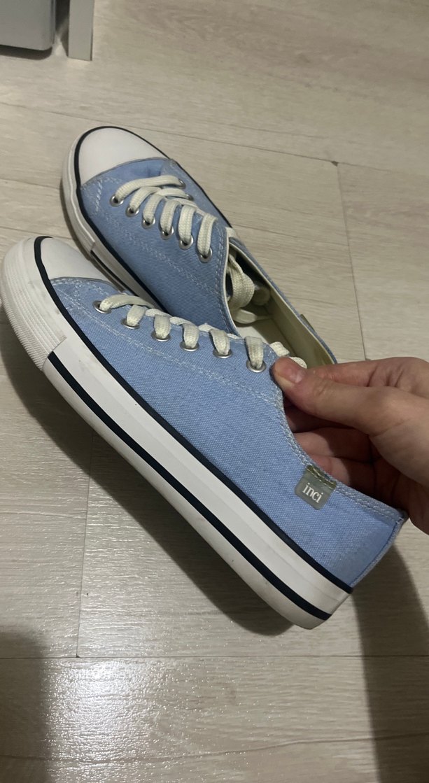 Mavi Denim Bağcıklı Kadın Spor Ayakkabı - Görsel 2