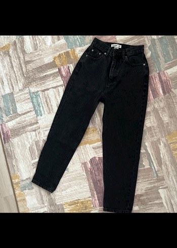 Gri Bol Kesim Midi Boy Kot Pantolon (beli pensli) - Görsel 3