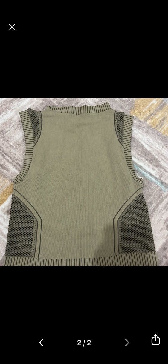 Örme Kolsuz Bluz - Görsel 2