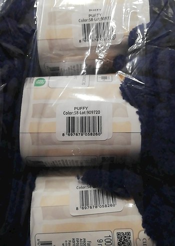 Alize puffy kendinden ilmekli ip