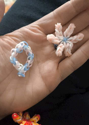 Pastel Renkli Elastik Tie-Dye Kadın Bileklik - Görsel 2