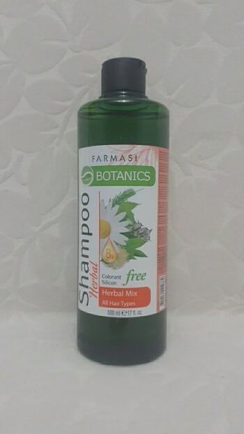 Farmasi botanics herbal mix şampuan 500 ml