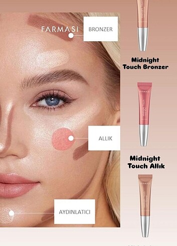 Adet fiyatıdır,allık,bronzer ve aydınlatıcı vardır