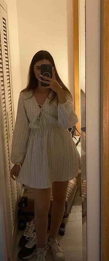 Trendyol & Milla Keten elbise