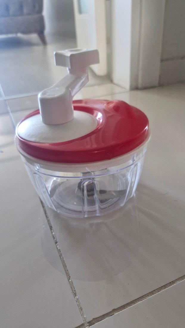 Kırmızı Plastik El Blenderı - Görsel 3