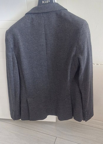 Koton Düğmeli Gri Erkek Blazer Ceket
