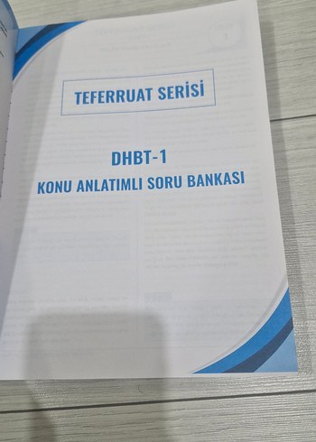 DHBT 2020 Teferruat Konu Anlatımlı Soru Bankası - Görsel 4