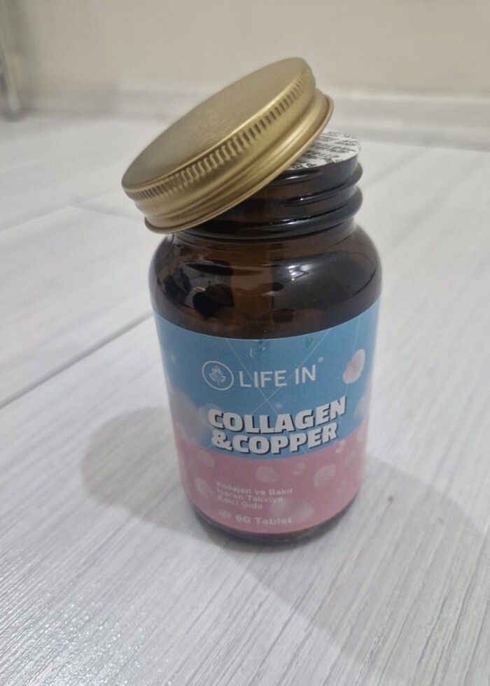 Paketli(Kollajen ve Bakır içeren takviye edici Gıda)LifeIn marka - Görsel 3