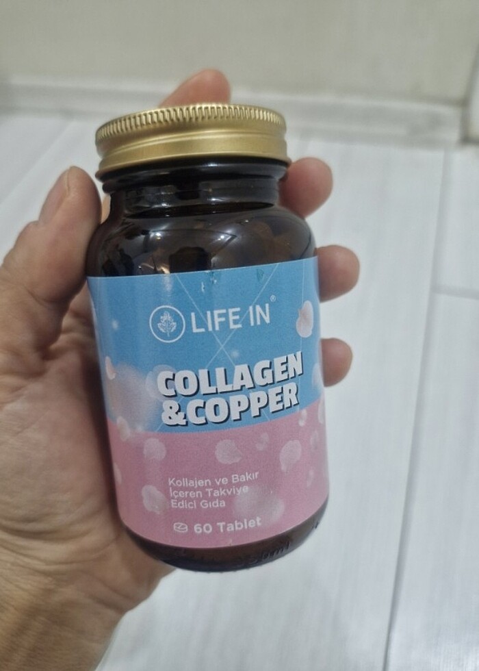 Paketli(Kollajen ve Bakır içeren takviye edici Gıda)LifeIn marka - Görsel 2