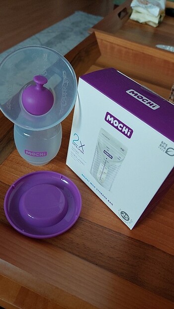 Mochi süt sağma pompası ve süt saklama poşeti 