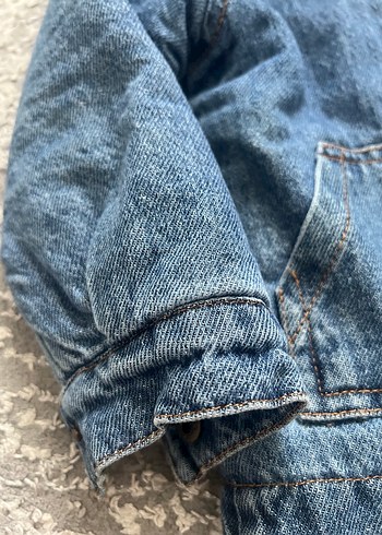 Erkek bebek kot ceket. - Görsel 3