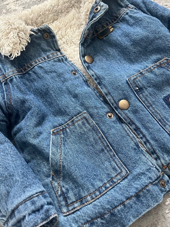 Erkek bebek kot ceket. - Görsel 2