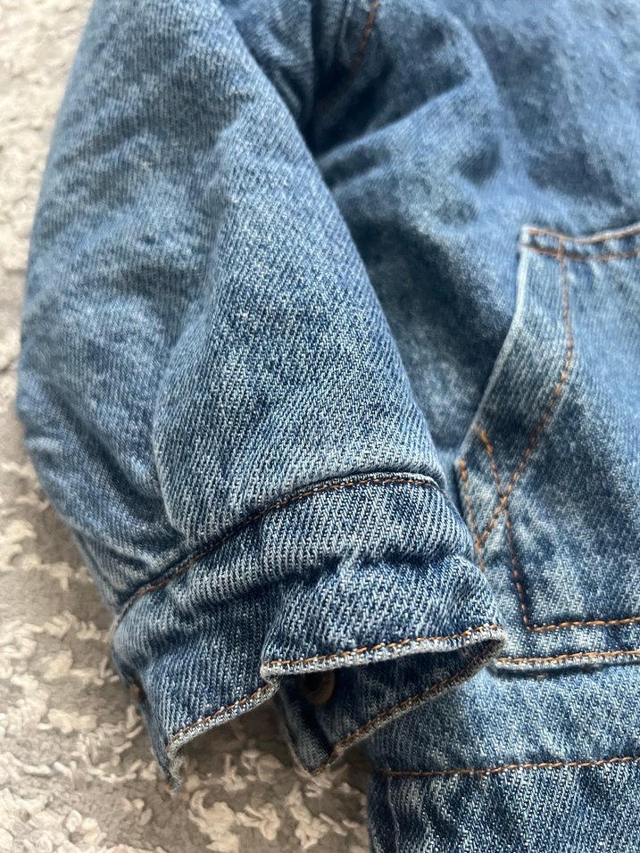 Erkek bebek kot ceket. - Görsel 3