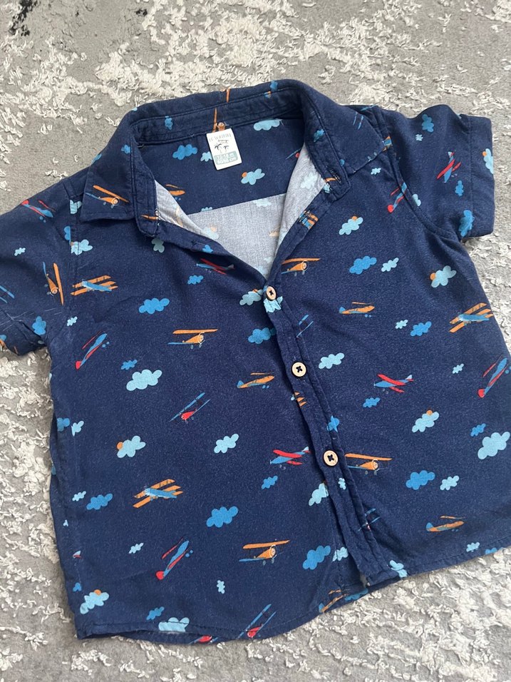 Erkek bebek tişört/gömlek. - Görsel 5