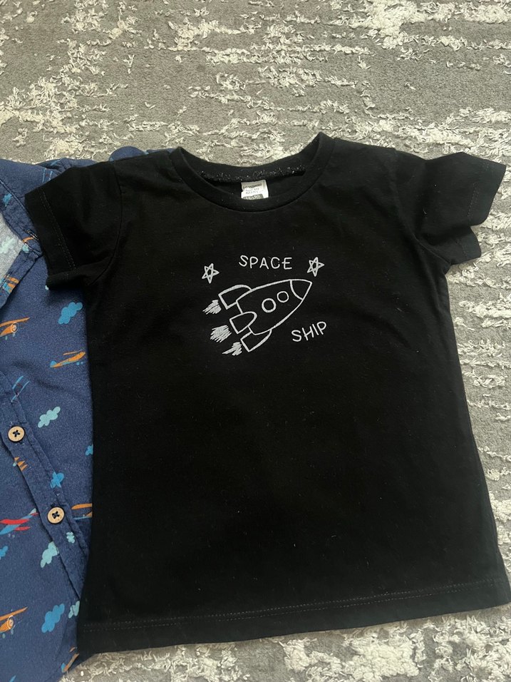 Erkek bebek tişört/gömlek. - Görsel 4