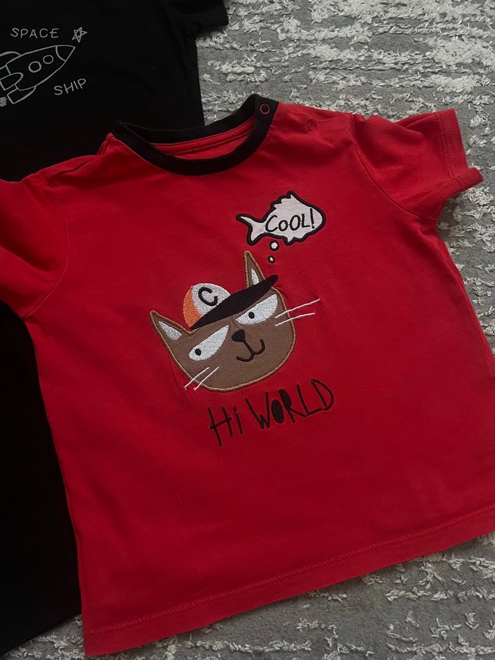 Erkek bebek tişört/gömlek. - Görsel 3