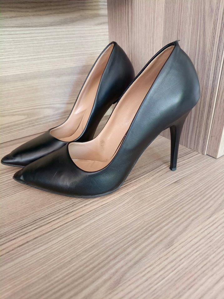 stiletto siyah mat iyi durumda - Görsel 2