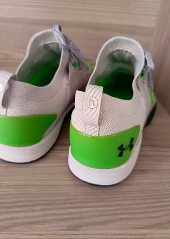 Under Armour Beyaz Gri Bağcıklı Spor Ayakkabı - Görsel 7