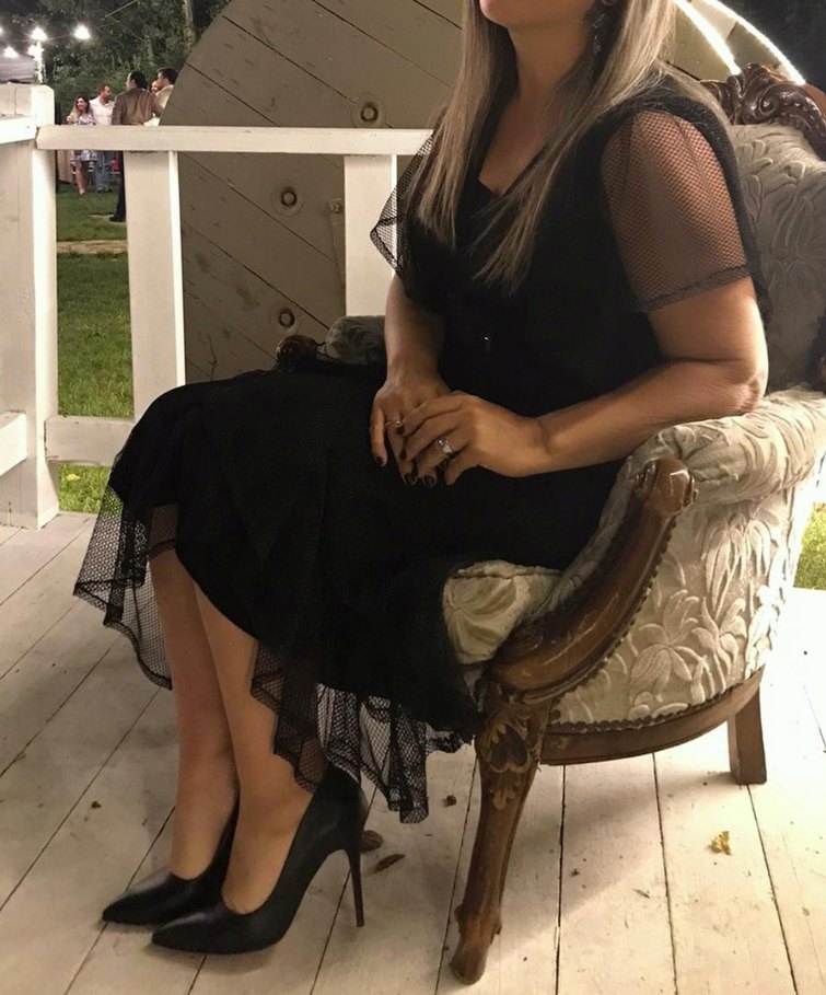 Siyah Dantel Detaylı Midi Özel Tasarım Abiye Elbise - Görsel 2