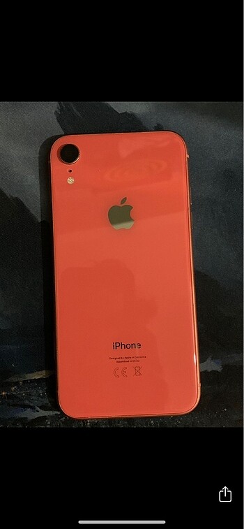İphone xr boş kasa turuncu mercan