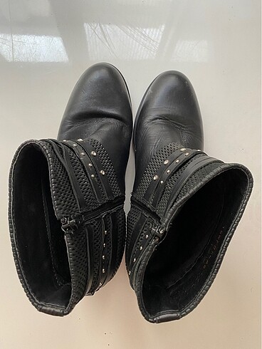 Derimod Derimod Siyah Kadın Deri Ayakkabı - 38